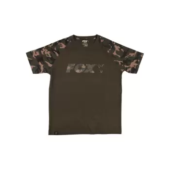 Fox Camo/Khaki Chest Print T-Shirt